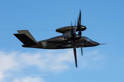 Thermoplastic components successfully flight tested on Bell V-280 Valor 