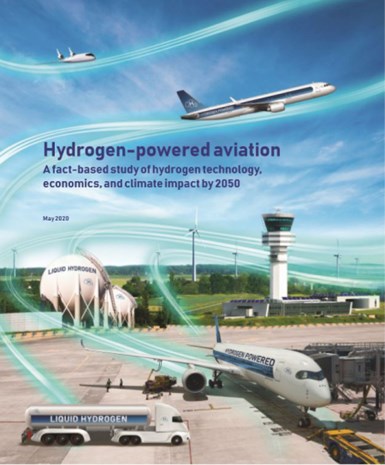 Hydrogen-powered aviation report cover