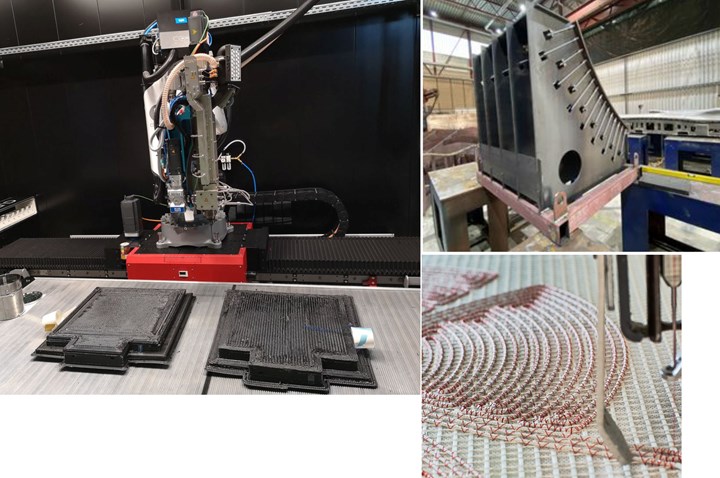 TU Munich 3D printing with continuous fiber and metal mold for MFFD and TFP heating element