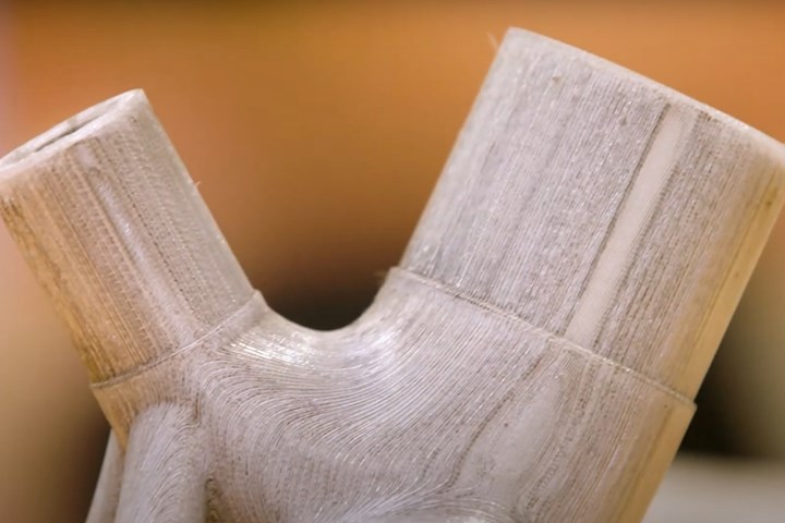 3D printed continuous fiber composite connection for 100% Limburg Bike