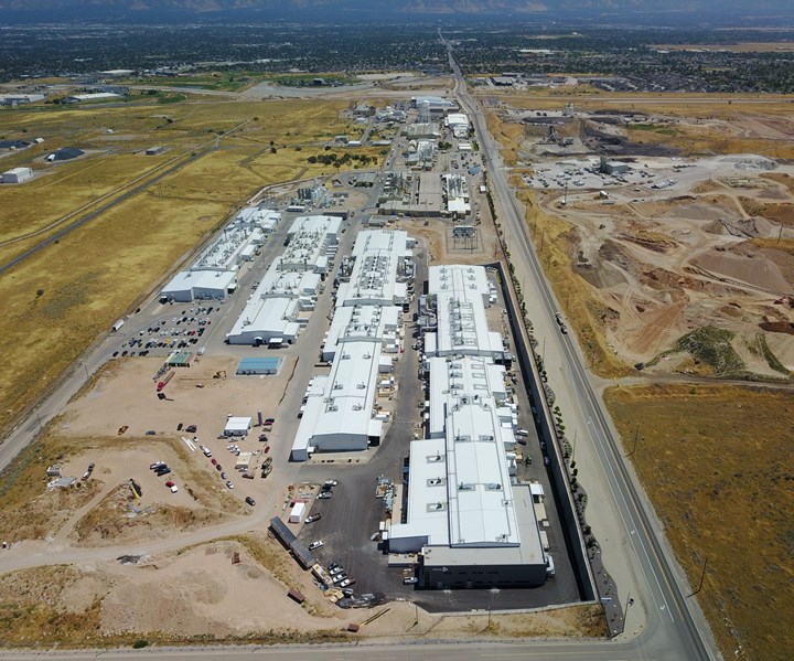 Hexcel Salt Lake City aerial view carbon fiber lines