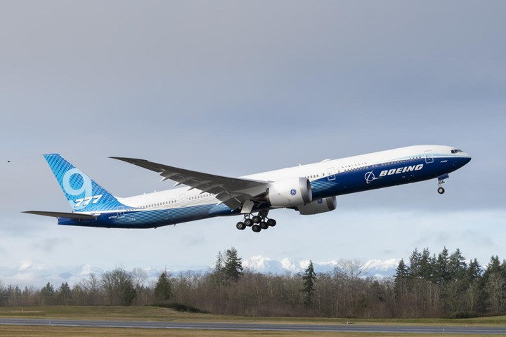 Boeing 777X first flight