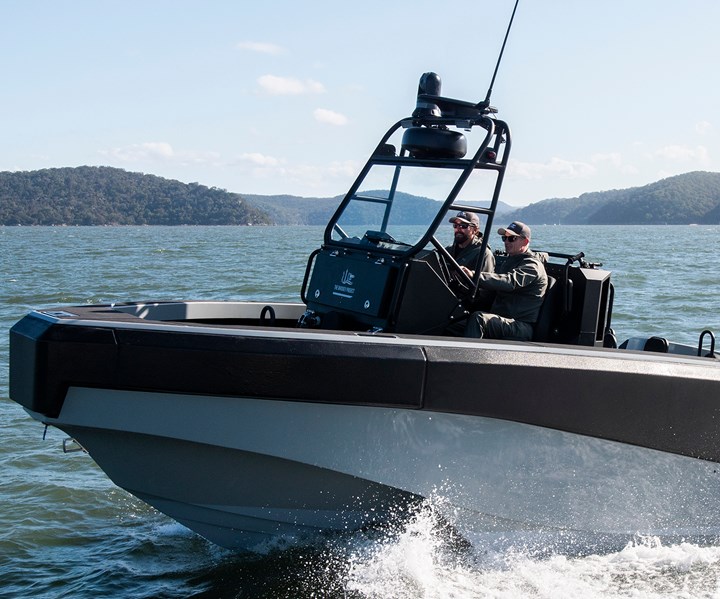 ATL Composites carbon fiber composite powerboat