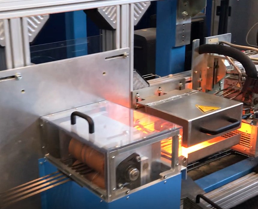 high-temperature thermoplastic veil is applied in MTorres tape line