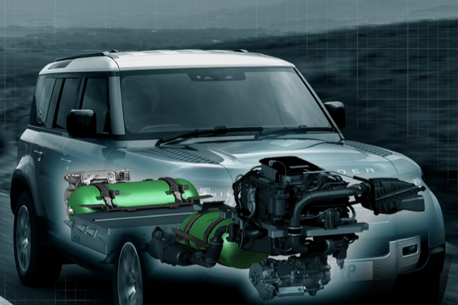 Jaguar Land Rover FCEV concept.