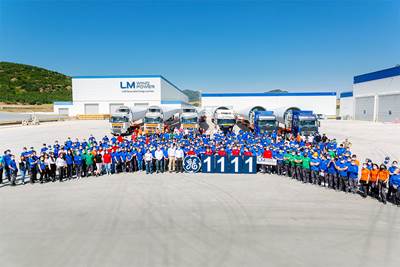 LM Wind Power Bergama wind turbine blade manufacturing site produces 1,111th blade