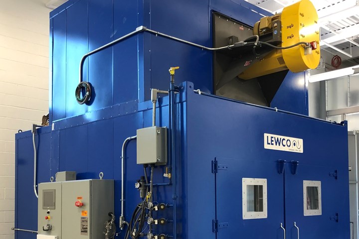 LEWCO enhanced-duty composite curing oven.
