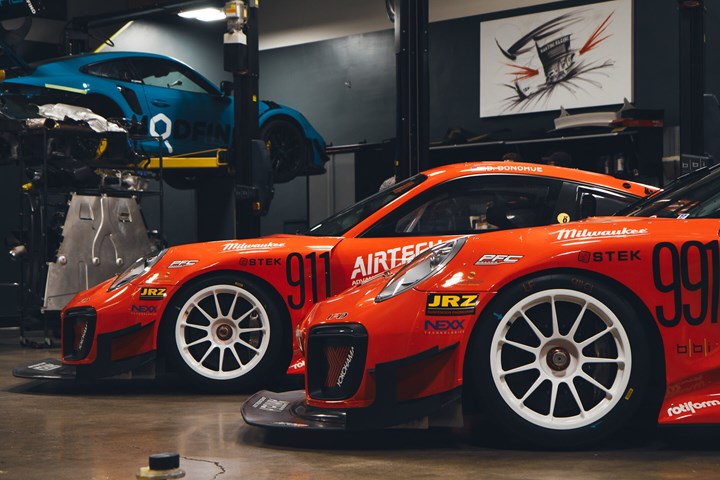 BBi Motorsport develops three Porsche race cars with composite body panels.