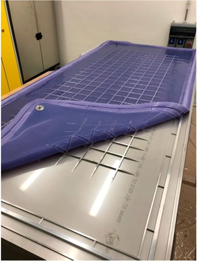 ACASIAS project molding a reusable silicone vacuum bag