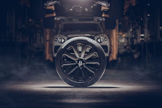 A 22-inch all-carbon fiber wheel for the Bentayga SUV.