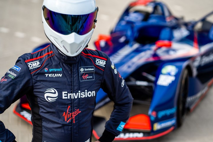 Teijin Aramid ultra-light Formula E suit.