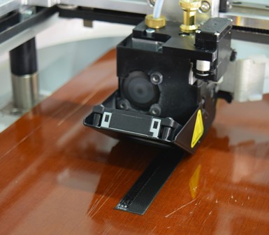 3D printing continuous fiber composite test specimens