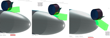 geometrically changing substrate curvature in LATP and LATW simulation