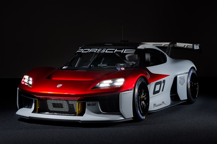 The Porsche Mission R concept.