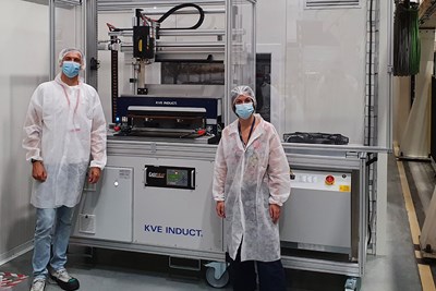 KVE Composites installs first commercial Mobile Induction Welding Cell (MIWC) at Daher
