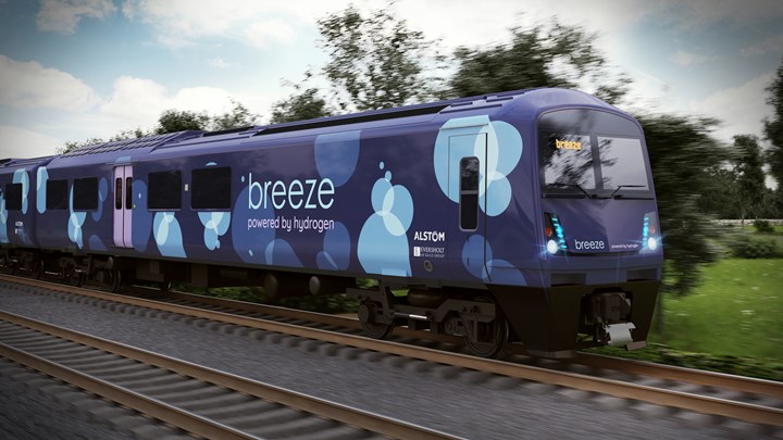 Alstom and Eversholt Rail are converting U.K. electric trains to H2