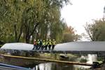 Anmet installs first recycled wind turbine blade-based pedestrian bridge