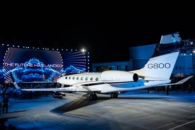 Gulfstream unveils G800 and G400 business jets