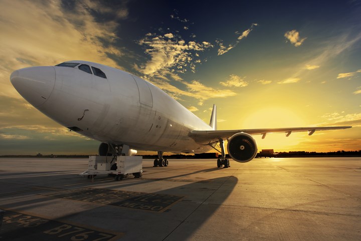 A stock image of a plane.