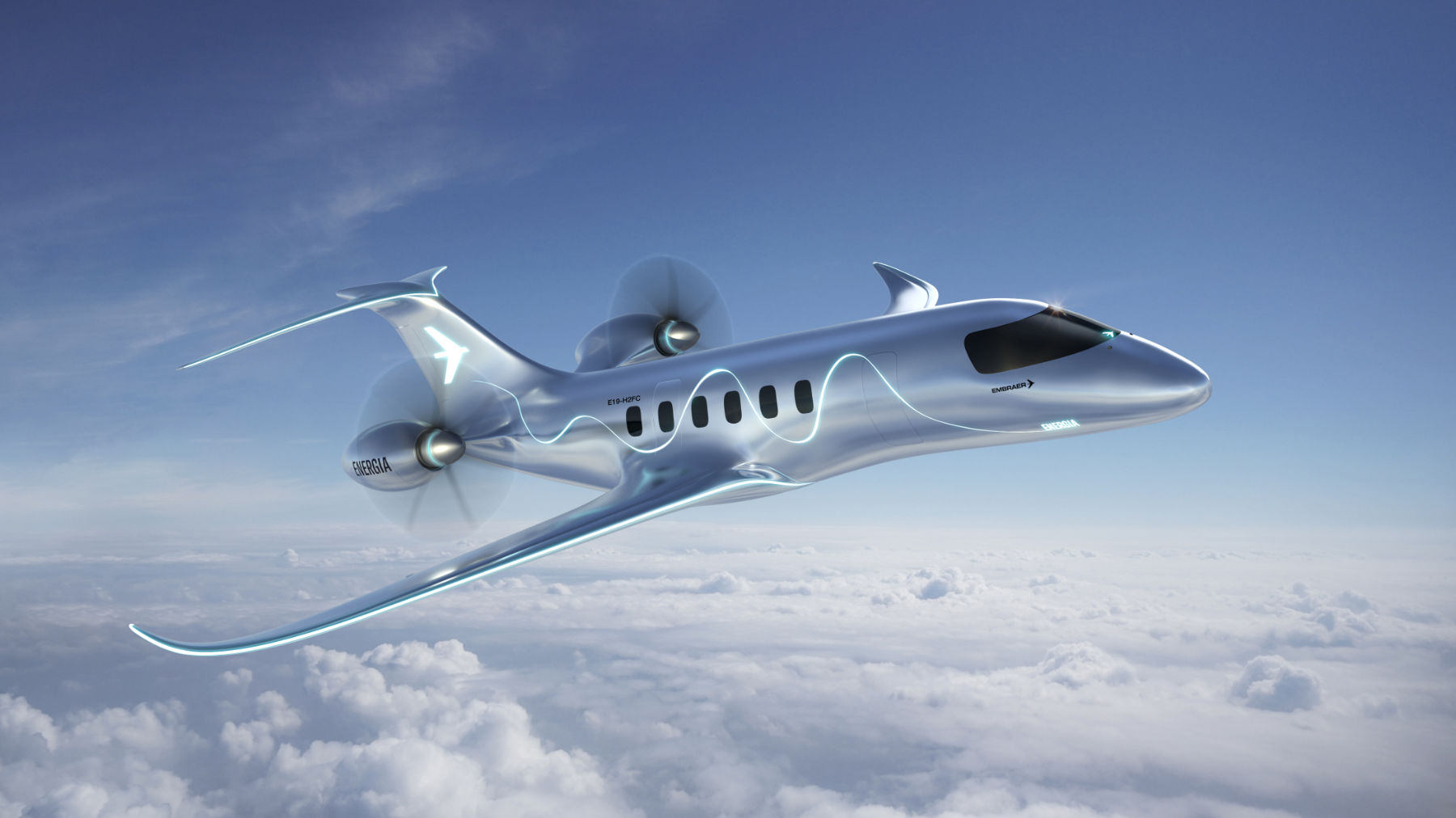 Embraer unveils four Energia concept aircraft for net-zero aviation by ...