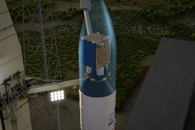 Ariane 6 launch vehicle.