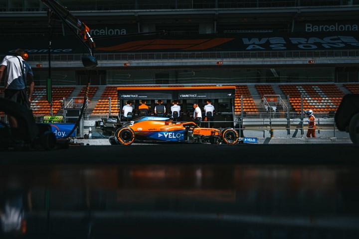 McLaren Racing at the Grand Prix 2021.