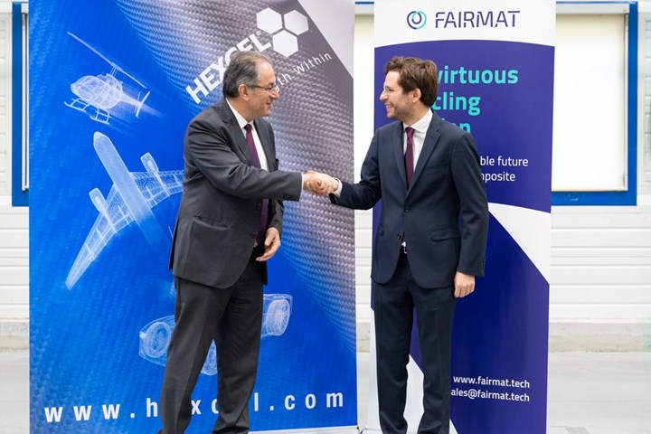 Fairmat, Hexcel partnership to recycle carbon fiber prepreg cutoffs.