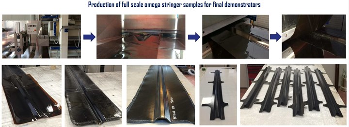 full-scale stringer production NHYTE project