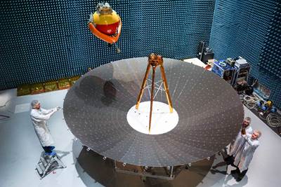 Airbus qualifies Europe's first 5-meter deployable reflector for radar satellites 