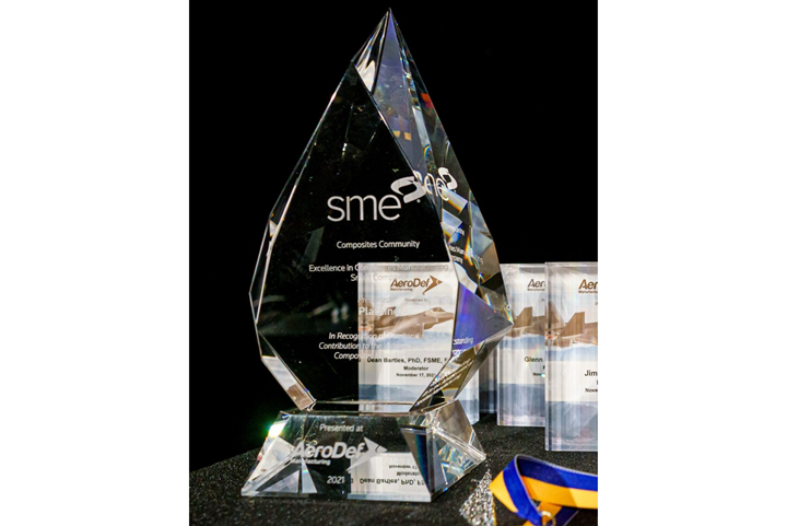 SME 2021 Excellence in Composites Manufacturing Award.