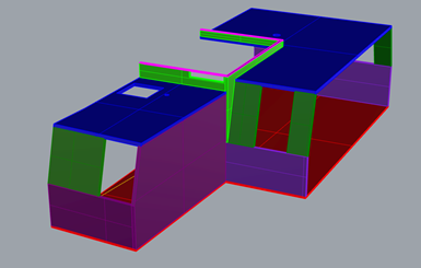 simulation of composite housing unit