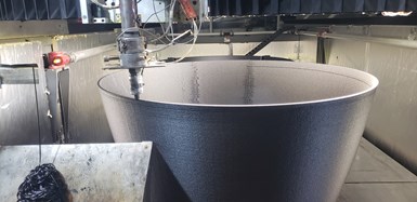 large format additive manufacturing carbon fiber filled ABS composite AUV hull fairings