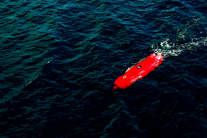 Dive Technologies autonomous underwater vehicle.