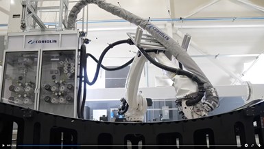 Coriolis Composites AFP machine at Joby Aviation