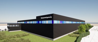rendering of Beyond Gravity's new facility in Linkoping, Sweden