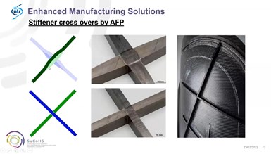 NLR used AFP to create grid stiffeners for seat demonstrator in SuCoHS project