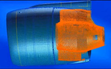 Nacelle inner fixed structure CAD