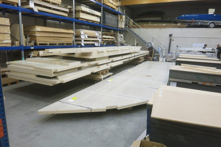 Full-sized DuPLEX foam panels. 