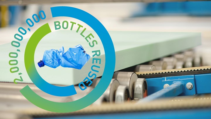 Armacell reaches two billion plastic bottle milestone.