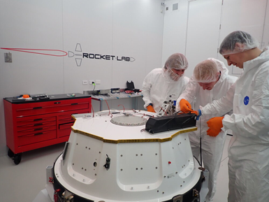 Alba Orbital’s 3D printed deployer during preflight certification.