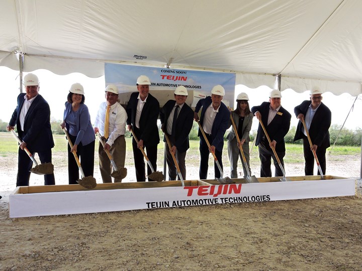 Teijin Automotive Technologies breaking ground for facility expansion.