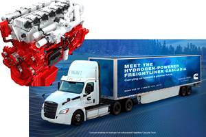 Cummins debuts 15-liter hydrogen engine and partners with Daimler for fuel cell trucks