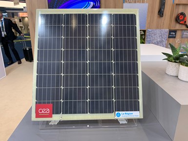 thermoplastic composite solar cell by Porcher and CEA