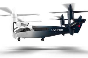 Overair Butterfly eVTOL to incorporate Toray carbon fiber, resin system