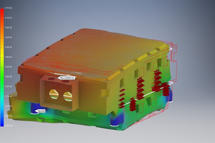 Bold uses Hypermesh with Optistruct software to perform FEA simulations.
