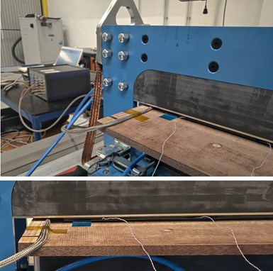 induction welding composites trial using Twenco sensors