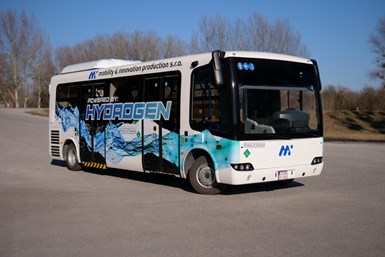 Hydrogen-electric city bus platform.