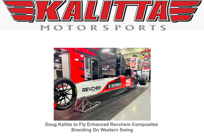 Kalitta Motorsports enhances Revchem Composites drag race contributions