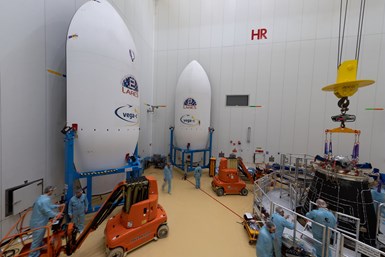Vega-C payload fairings and Vampire payload adapter system.