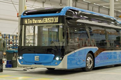 Ebusco 3.0 electric city bus.